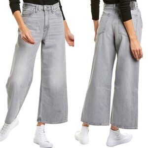 Rag & Bone Ruth Super High-Rise Ankle Cut Wide Leg Jean Pearl Size 31
